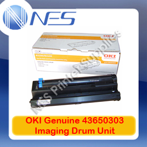 OKI Genuine 43650303 Imaging Drum Unit for B2200/B2400 (15K Pages)